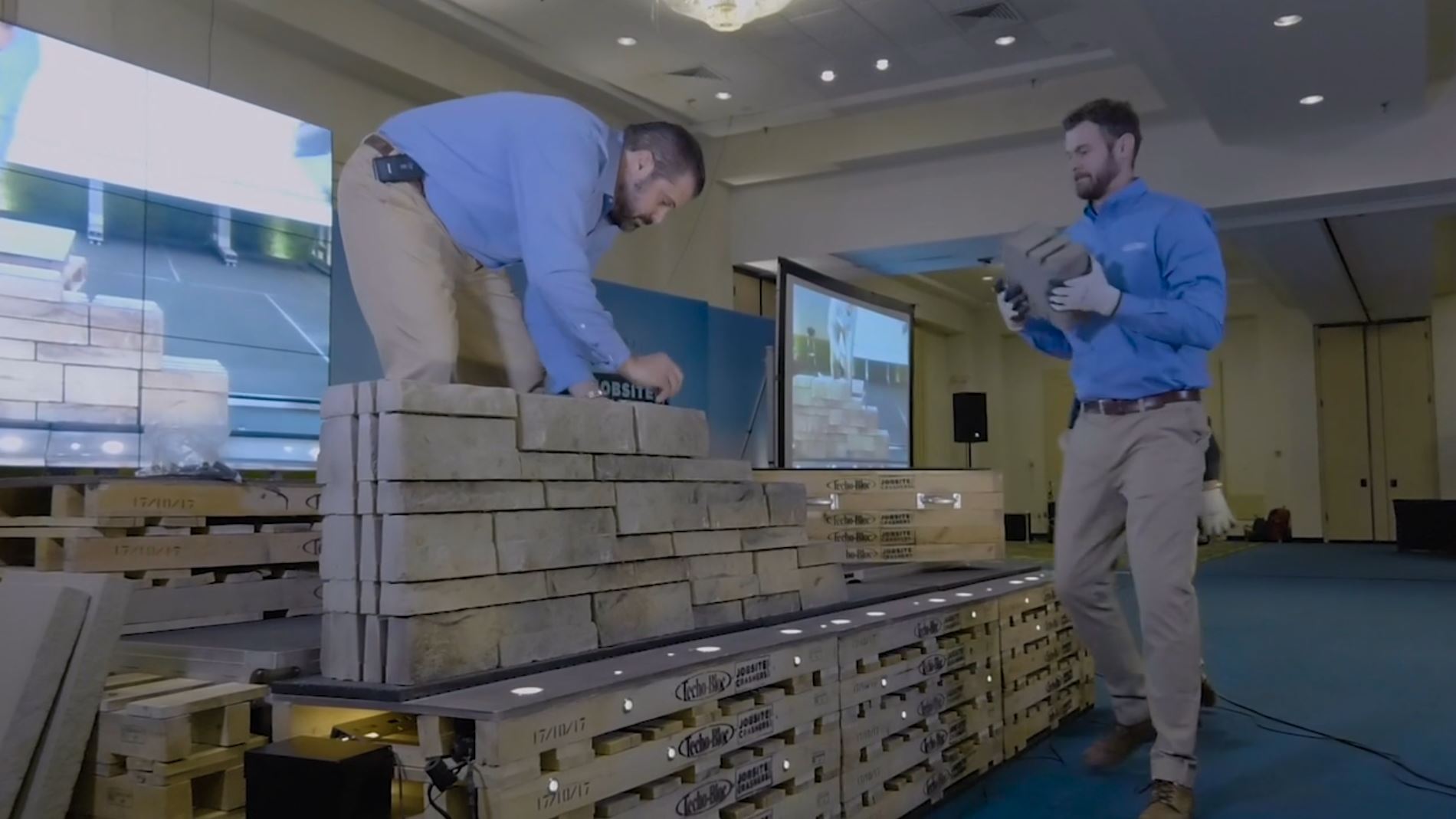 construir un muro de contención